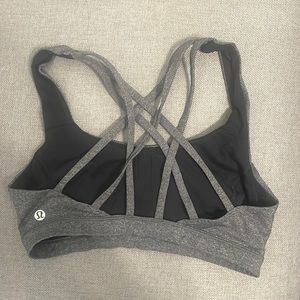 Gray- Lululemon sports bra
